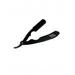 Shavette ergonomique noir mat